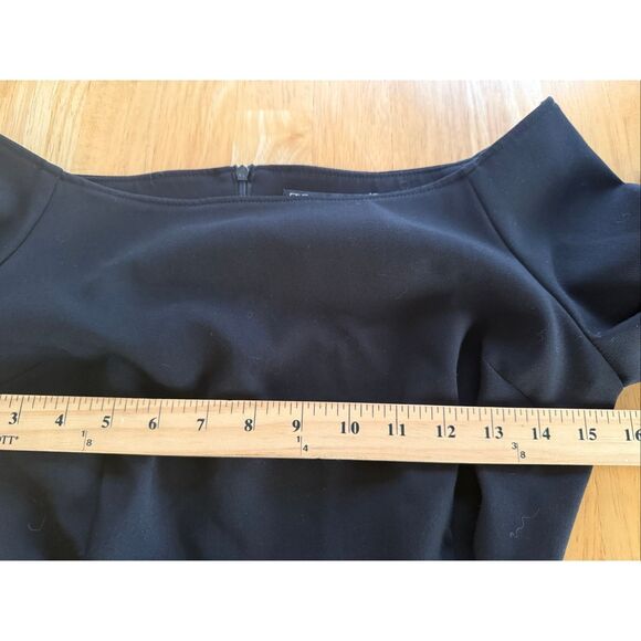 ZARA Elegant Black Belted Midi Dress with 3/4 Sleeves”SZ M - Picture 7 of 10